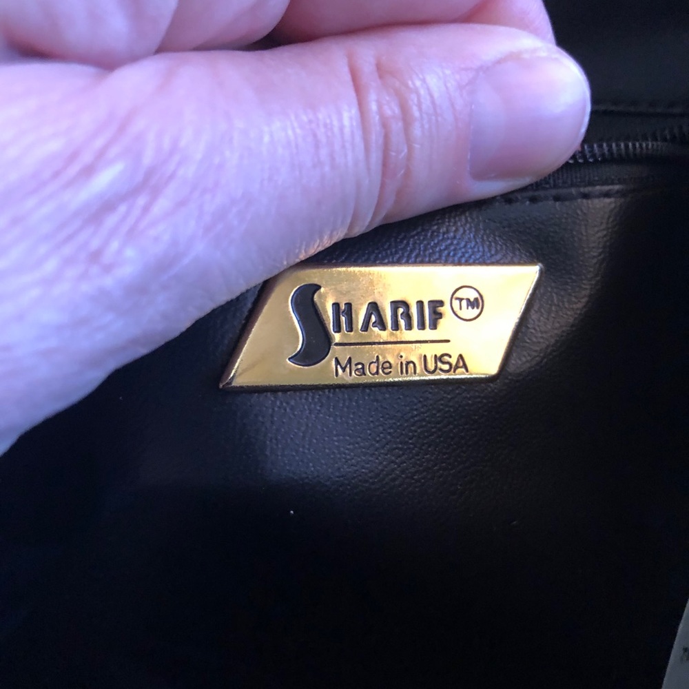 Rare Vintage Sharif Leather Handbag - Picture 11 of 16